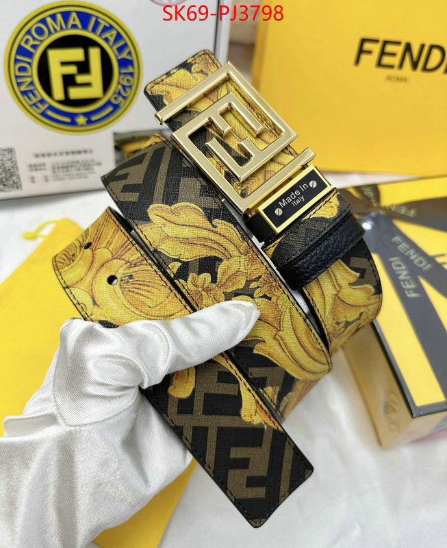 Belts-Fendi fake high quality ID: PJ3798 $: 69USD