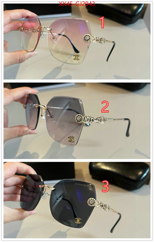 Glasses-Chanel what is aaaaa quality ID: GJ2943 $: 45USD