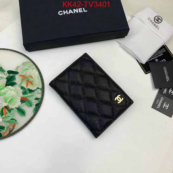 Chanel Bags(4A)-Wallet- brand designer replica ID: TV3401 $: 42USD,