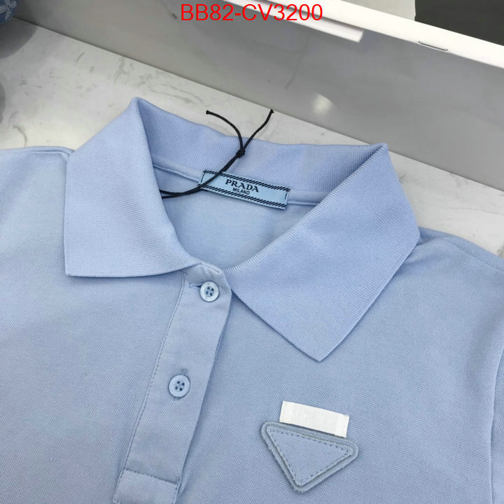 Clothing-Prada aaaaa class replica ID: CV3200 $: 82USD
