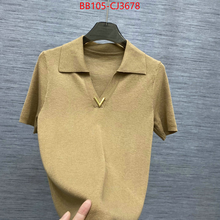Clothing-Valentino designer fashion replica ID: CJ3678 $: 105USD