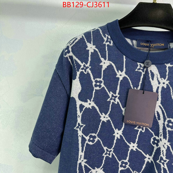 Clothing-LV replica designer ID: CJ3611 $: 129USD