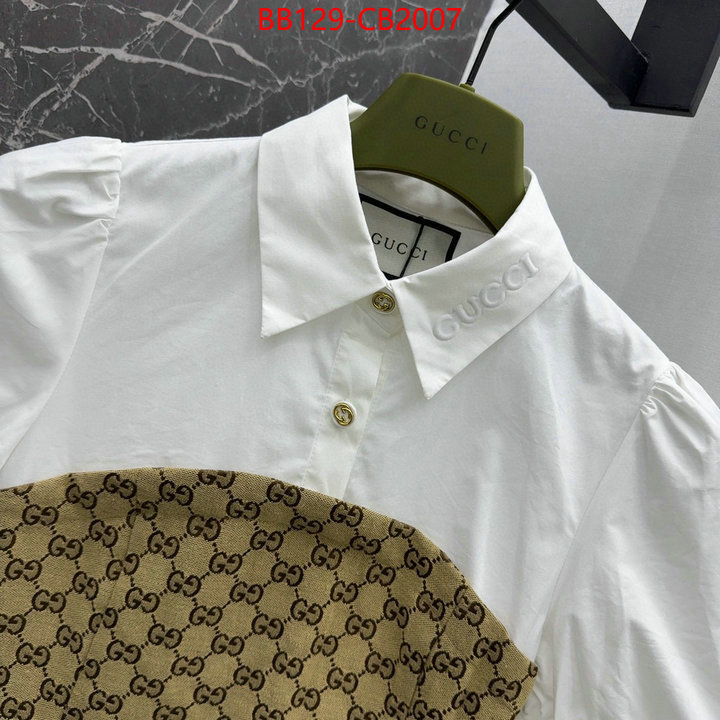 Clothing-Gucci buy 1:1 ID: CB2007 $: 129USD