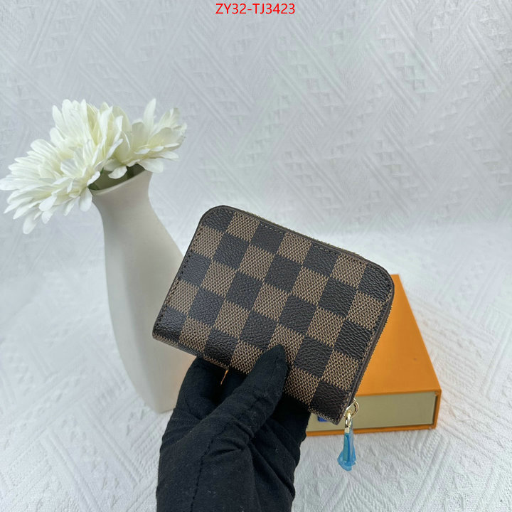 LV Bags(4A)-Wallet shop cheap high quality 1:1 replica ID: TJ3423 $: 32USD,