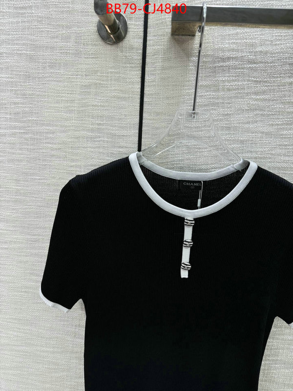 Clothing-Chanel how to start selling replica ID: CJ4840 $: 79USD