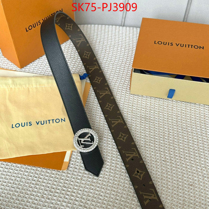 Belts-LV designer wholesale replica ID: PJ3909 $: 75USD