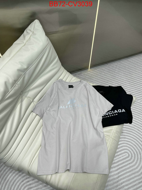 Clothing-Balenciaga new designer replica ID: CV3039 $: 72USD