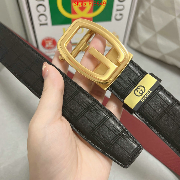Belts-Gucci buy best high-quality ID: PJ3849 $: 75USD