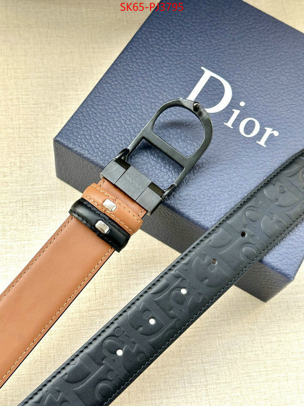 Belts-Dior top fake designer ID: PJ3795 $: 65USD