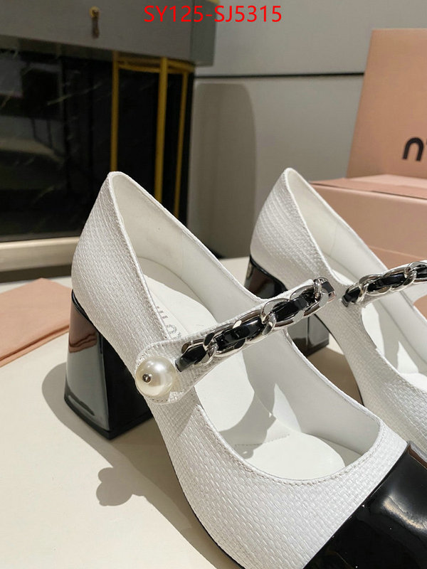 Women Shoes-Miu Miu luxury fake ID: SJ5315 $: 125USD