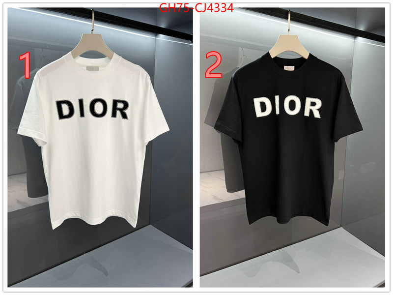 Clothing-Dior aaaaa replica designer ID: CJ4334 $: 75USD