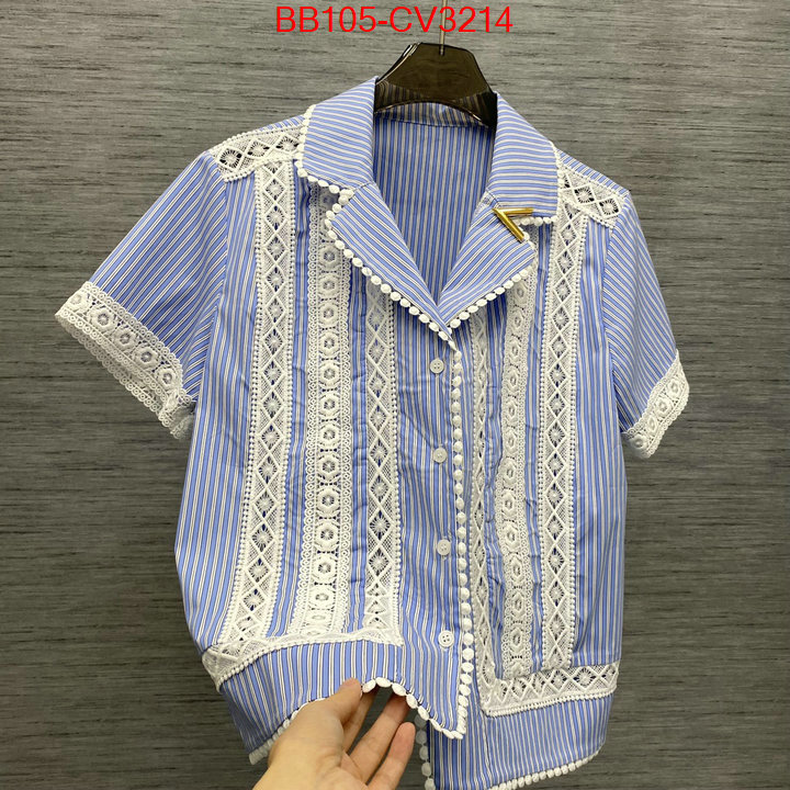 Clothing-Valentino top grade ID: CV3214 $: 105USD