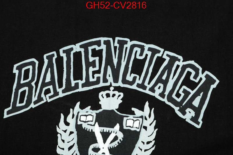 Clothing-Balenciaga for sale cheap now ID: CV2816 $: 52USD