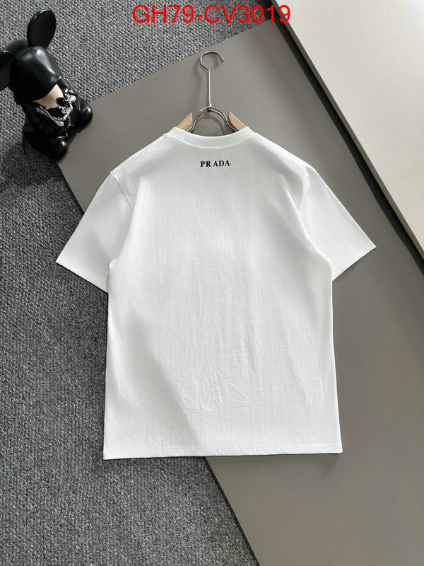 Clothing-Prada best knockoff ID: CV3019 $: 79USD