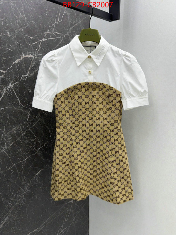 Clothing-Gucci buy 1:1 ID: CB2007 $: 129USD
