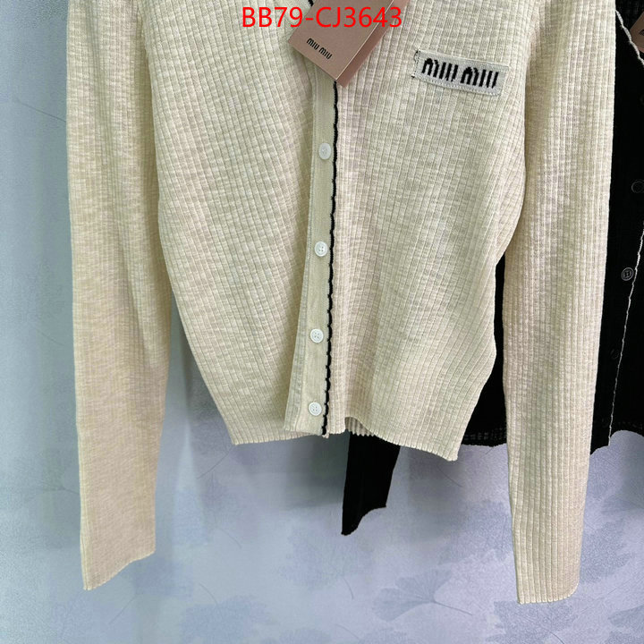 Clothing-MIU MIU cheap replica designer ID: CJ3643 $: 79USD