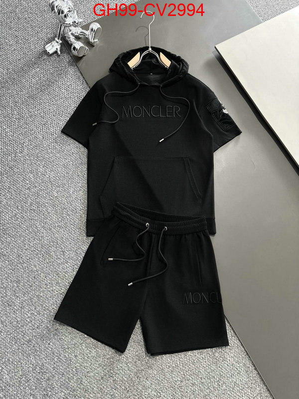 Clothing-Moncler designer wholesale replica ID: CV2994 $: 99USD