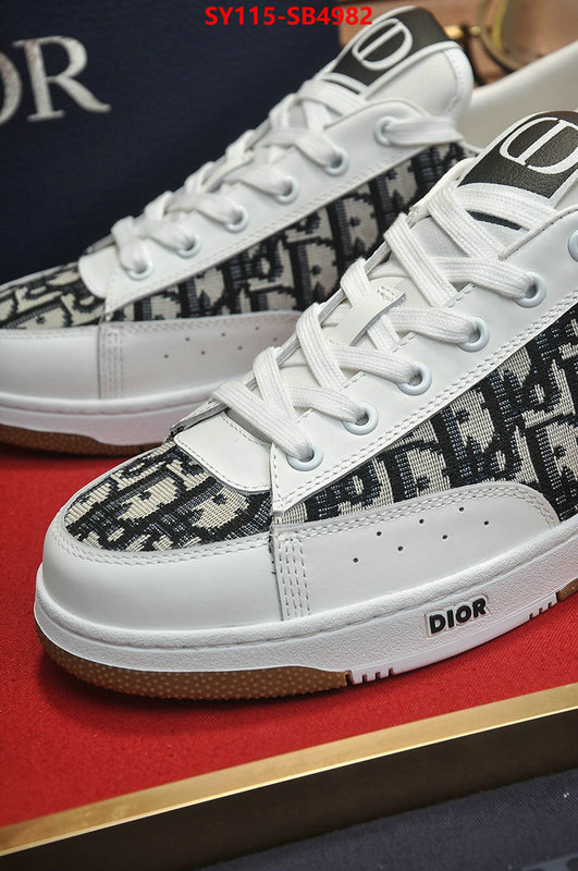 Men shoes-Dior fake aaaaa ID: SB4982 $: 115USD