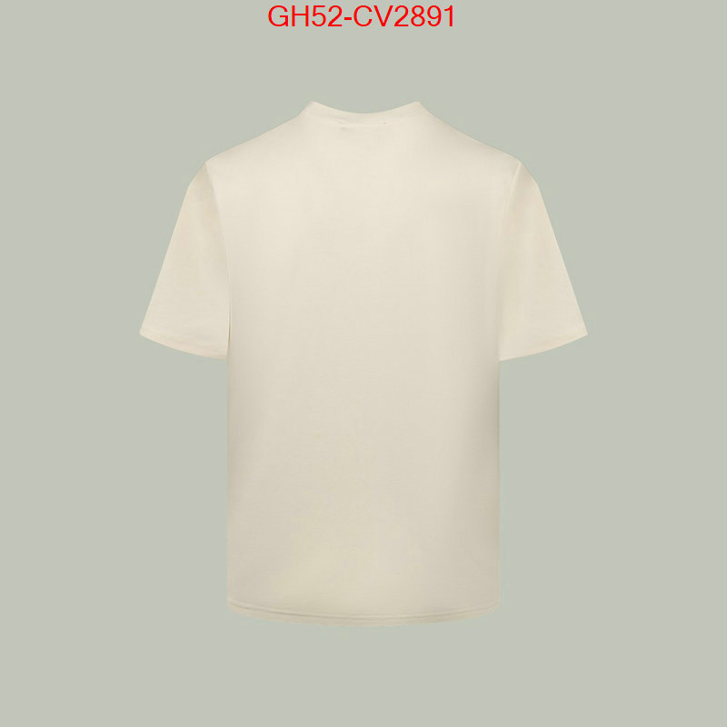 Clothing-Gucci replica designer ID: CV2891 $: 52USD