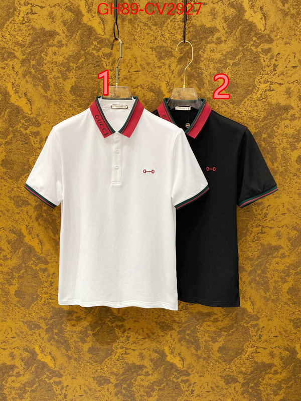 Clothing-Gucci replica designer ID: CV2927 $: 89USD