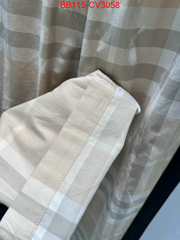 Clothing-Burberry what's the best place to buy replica ID: CV3058 $: 115USD