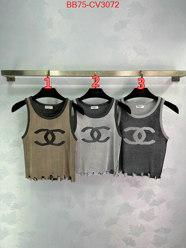 Clothing-Chanel replica ID: CV3072 $: 75USD