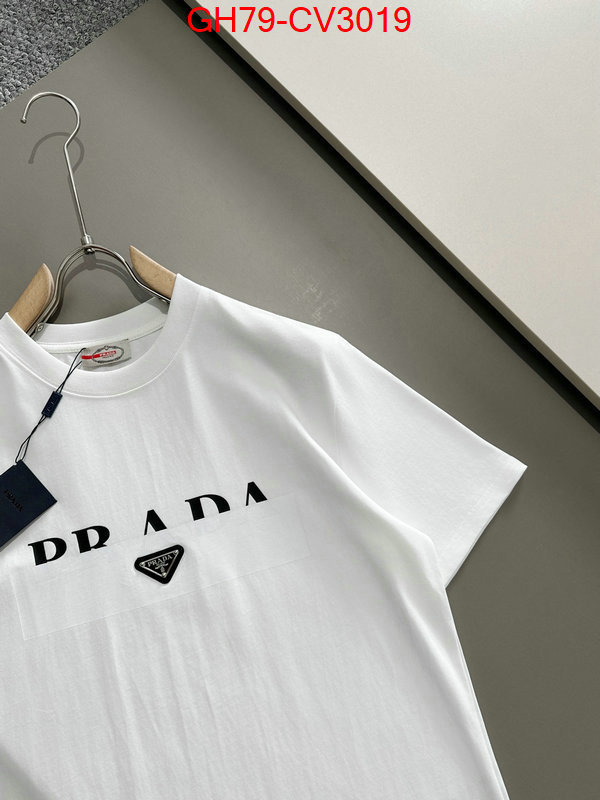 Clothing-Prada best knockoff ID: CV3019 $: 79USD
