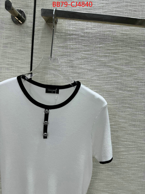 Clothing-Chanel how to start selling replica ID: CJ4840 $: 79USD