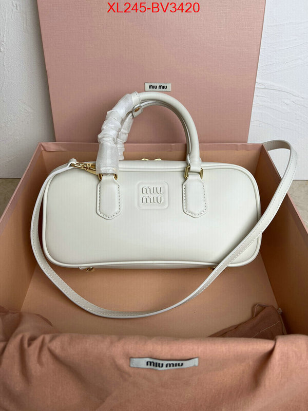 Miu Miu Bags(TOP)-Handbag- high quality customize ID: BV3420 $: 245USD,