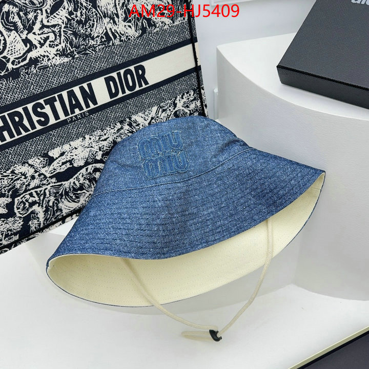 Cap(Hat)-Miu Miu designer fake ID: HJ5409 $: 29USD