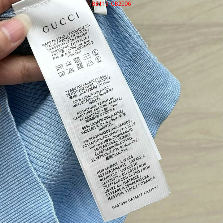 Clothing-Gucci luxury fashion replica designers ID: CB2006 $: 119USD