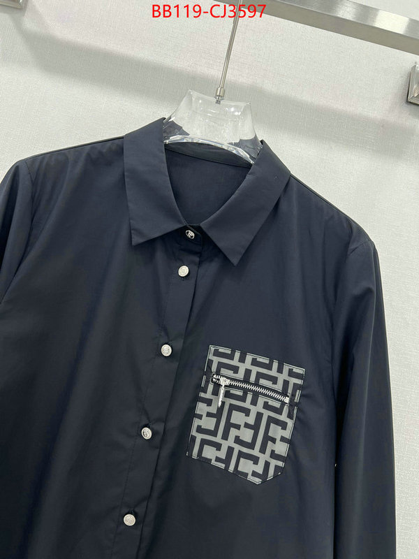Clothing-Fendi online from china ID: CJ3597 $: 119USD