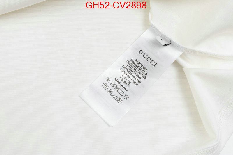 Clothing-Gucci best quality designer ID: CV2898 $: 52USD