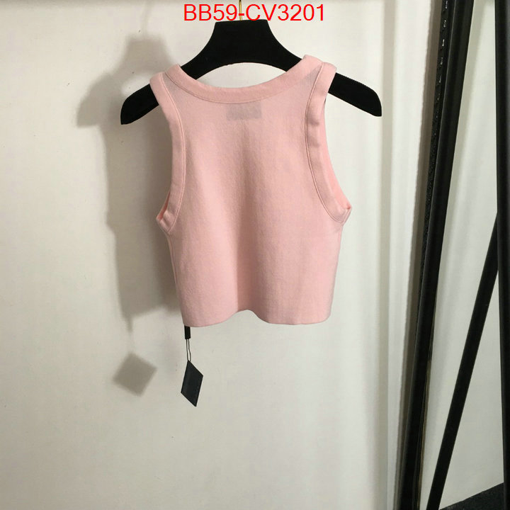 Clothing-Prada shop cheap high quality 1:1 replica ID: CV3201 $: 59USD