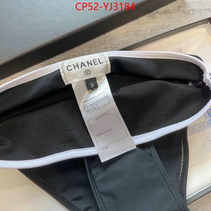 Swimsuit-Chanel 2024 replica wholesale cheap sales online ID: YJ3184 $: 52USD