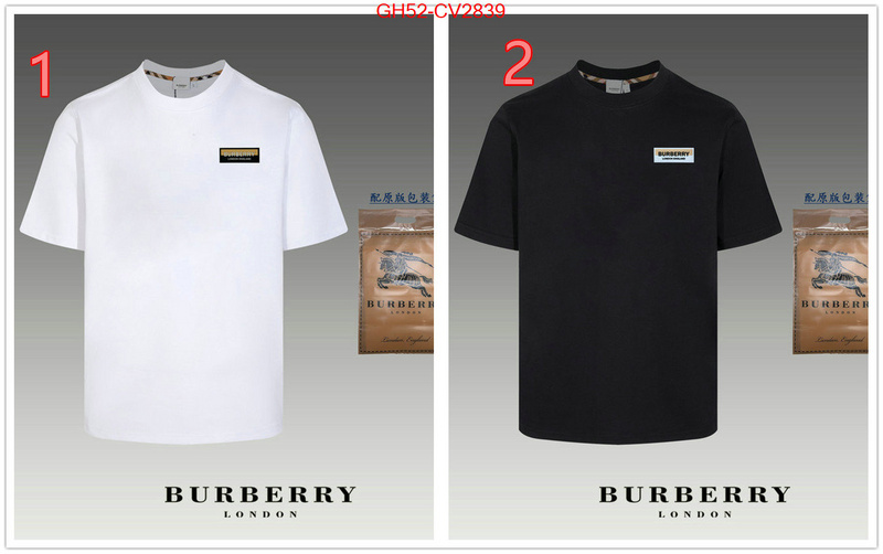 Clothing-Burberry shop cheap high quality 1:1 replica ID: CV2839 $: 52USD