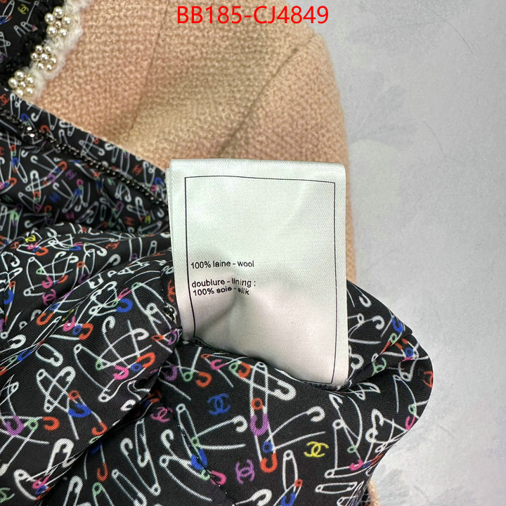 Clothing-Chanel replica 1:1 high quality ID: CJ4849 $: 185USD