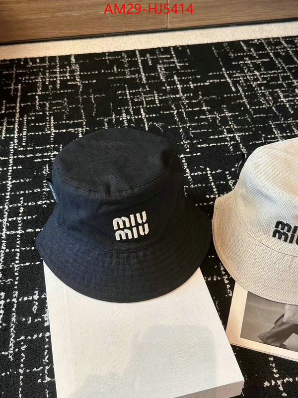 Cap(Hat)-Miu Miu wholesale imitation designer replicas ID: HJ5414 $: 29USD