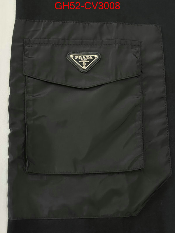 Clothing-Prada online sale ID: CV3008 $: 52USD