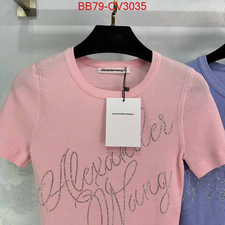 Clothing-Alexander Wang 2024 luxury replicas ID: CV3035 $: 79USD