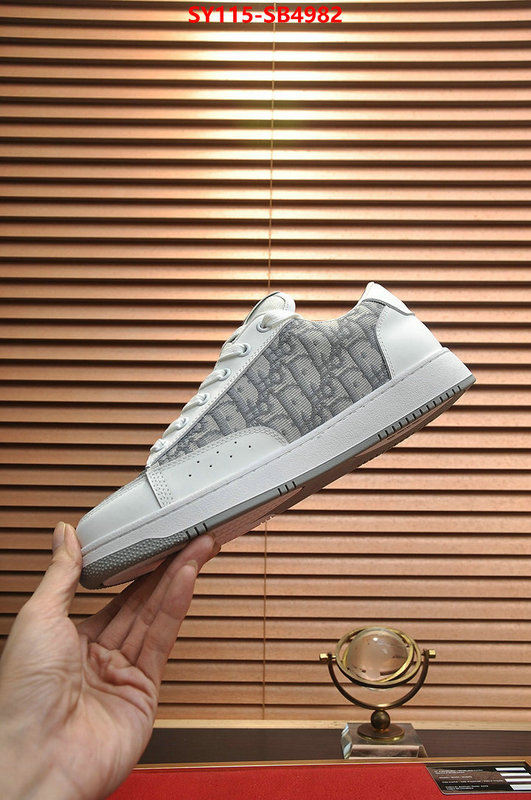 Men shoes-Dior fake aaaaa ID: SB4982 $: 115USD