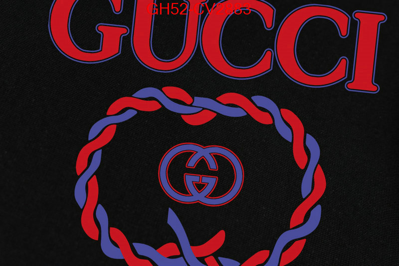 Clothing-Gucci 2024 aaaaa replica customize ID: CV2883 $: 52USD