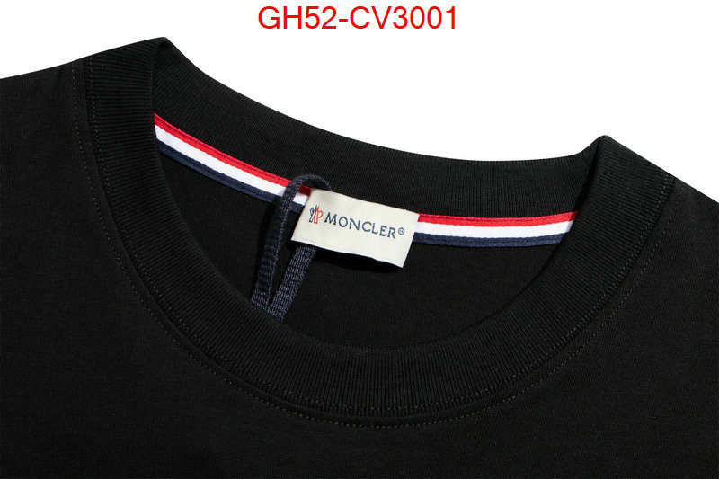 Clothing-Moncler the best quality replica ID: CV3001 $: 52USD