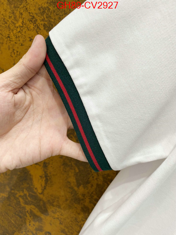 Clothing-Gucci replica designer ID: CV2927 $: 89USD