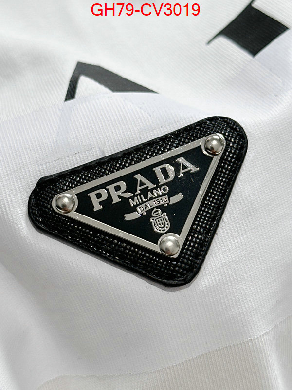 Clothing-Prada best knockoff ID: CV3019 $: 79USD