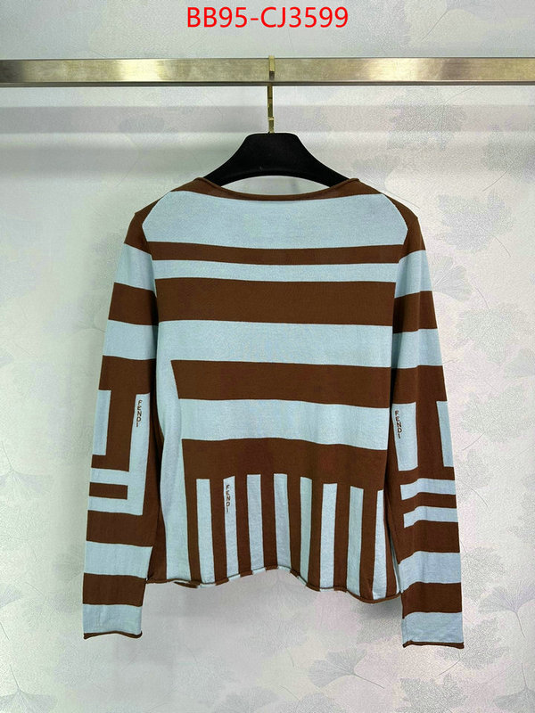 Clothing-Fendi best quality designer ID: CJ3599 $: 95USD