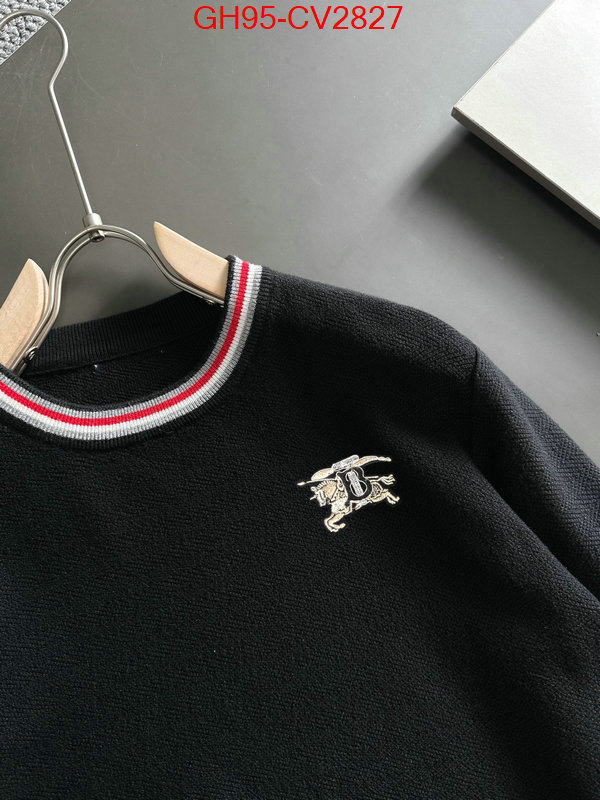 Clothing-Burberry designer fake ID: CV2827 $: 95USD