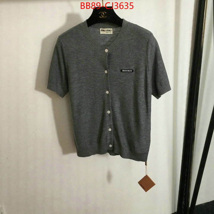 Clothing-MIU MIU how to start selling replica ID: CJ3635 $: 89USD
