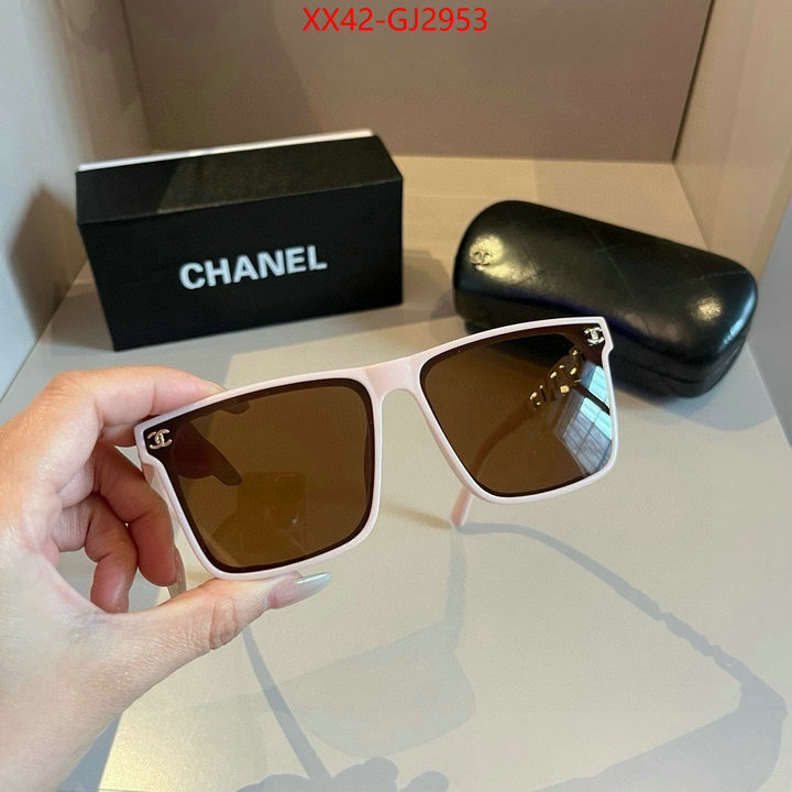Glasses-Chanel where can you buy replica ID: GJ2953 $: 42USD