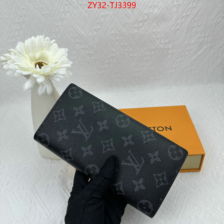 LV Bags(4A)-Wallet what's the best to buy replica ID: TJ3399 $: 32USD,